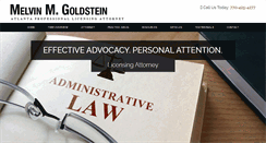 Desktop Screenshot of melvinmgoldstein.com
